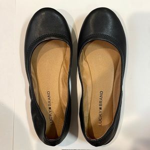 Black Lucky Brand Ballet Flats